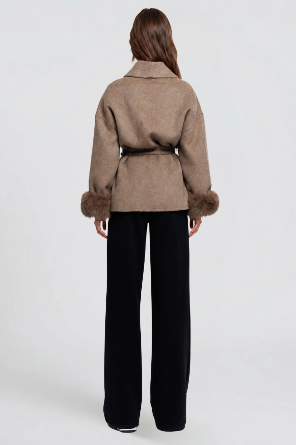 Relaxed Belted Wool Coat