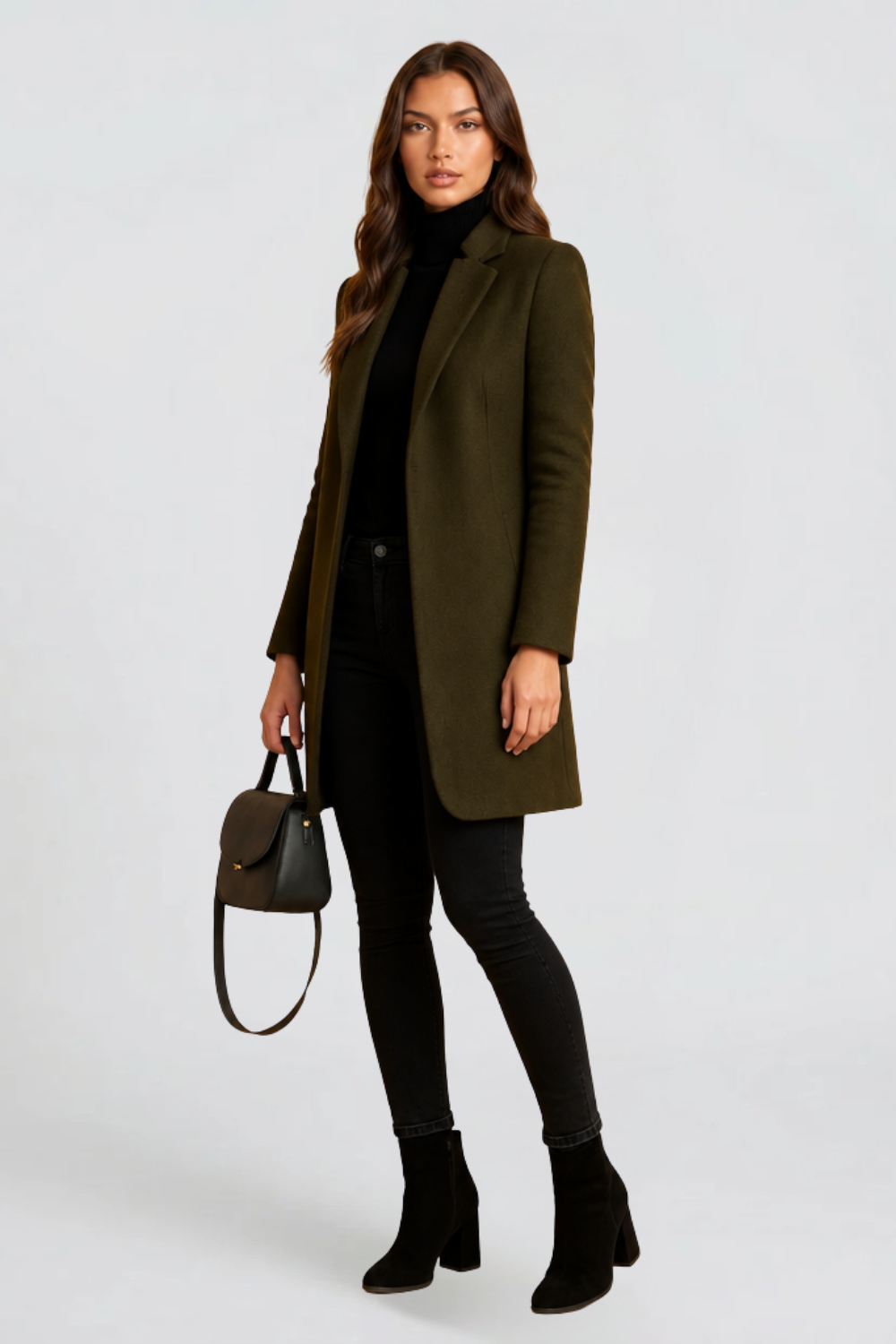 Tailored Longline Wool Coat