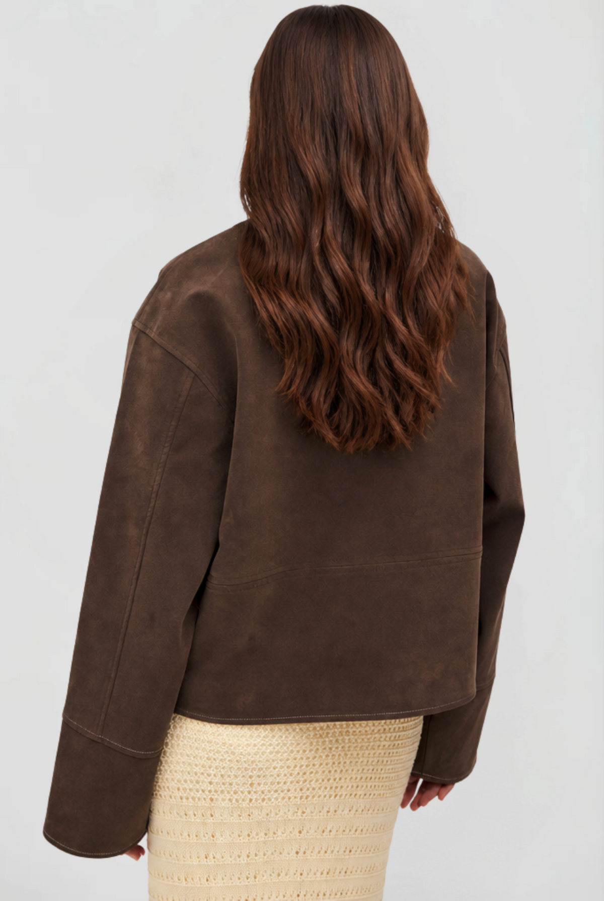 Cropped Suede Jacket