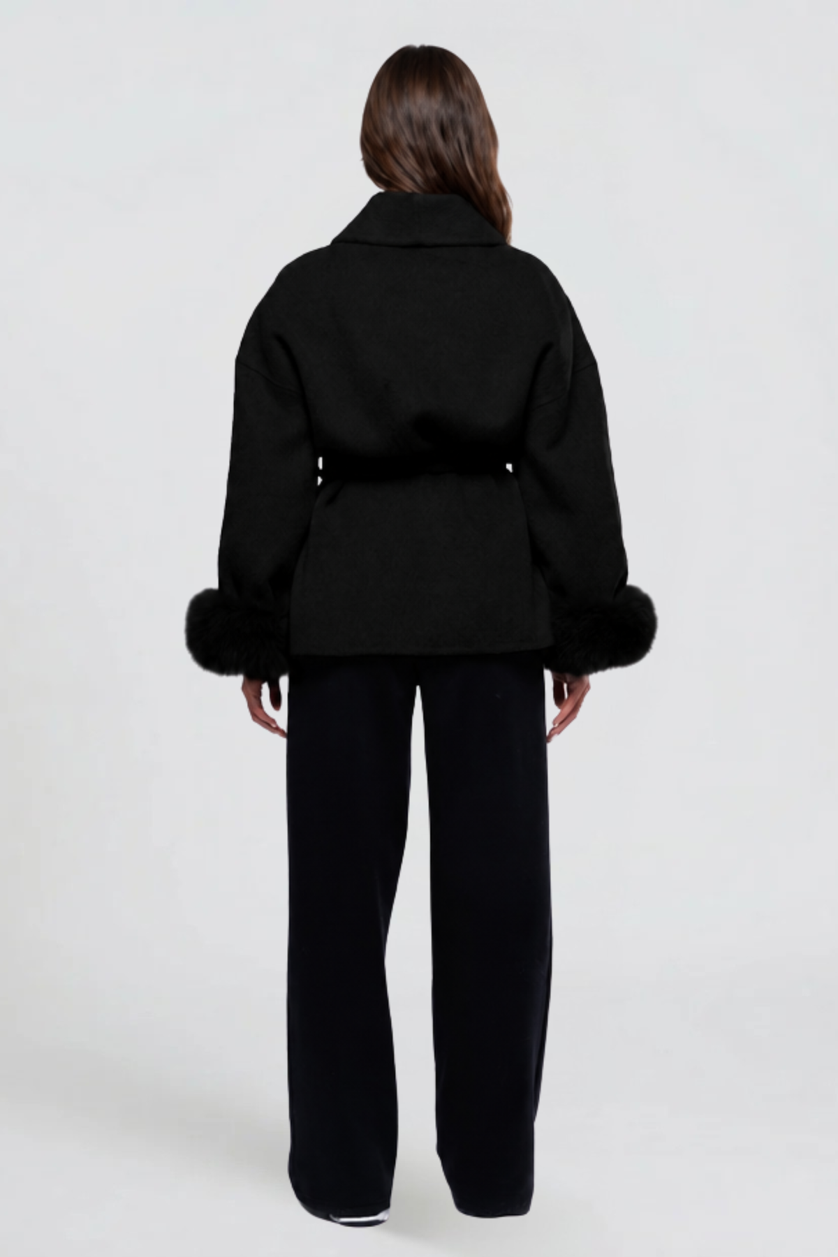 Relaxed Belted Wool Coat