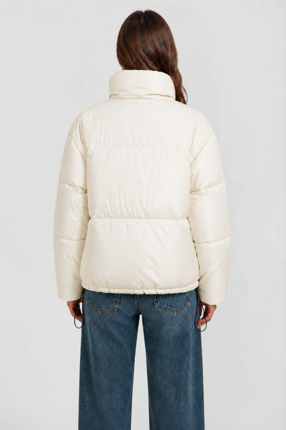 Cropped Padded Puffer Jacket