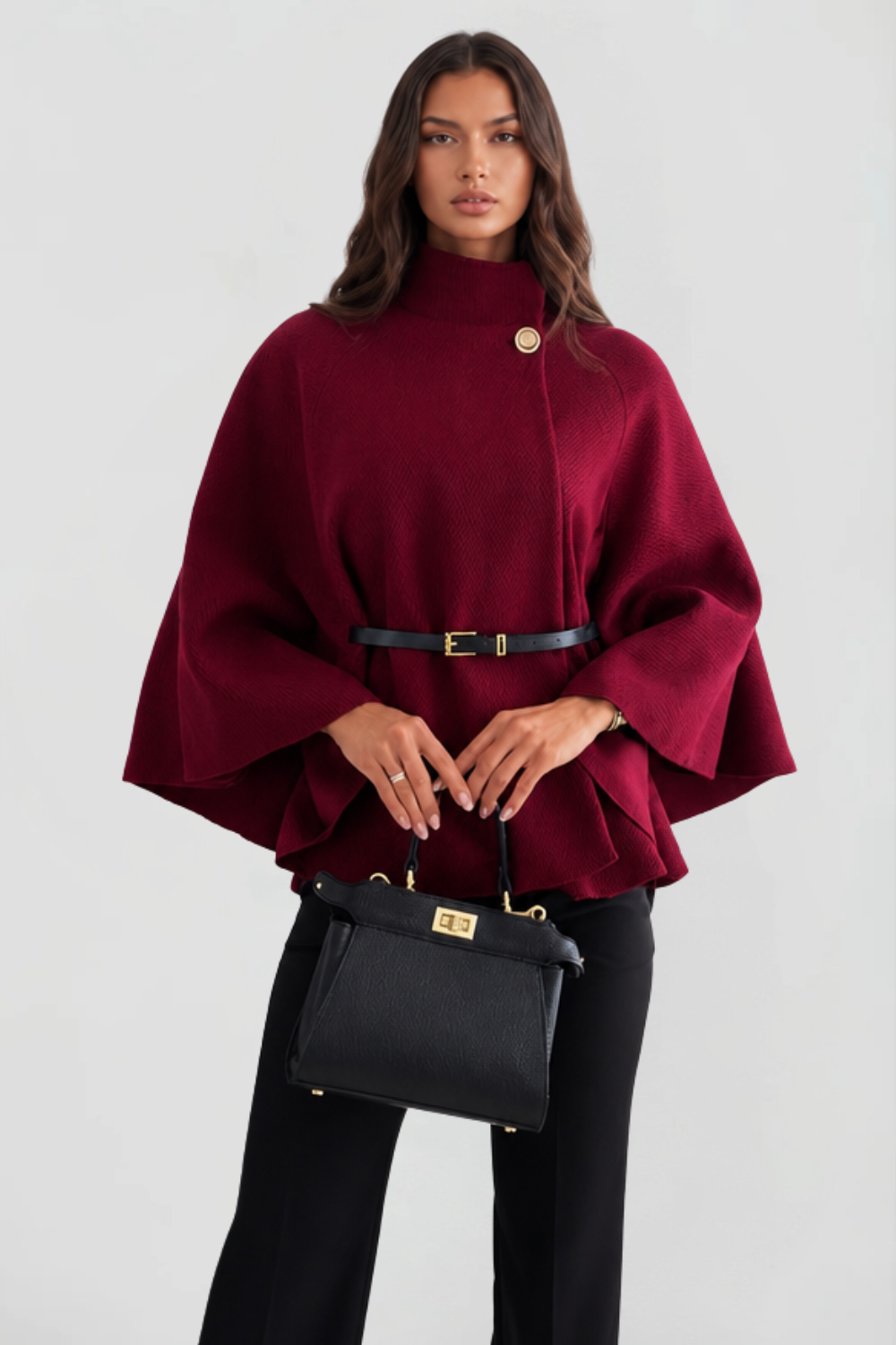 Belted Oversized Wool Coat