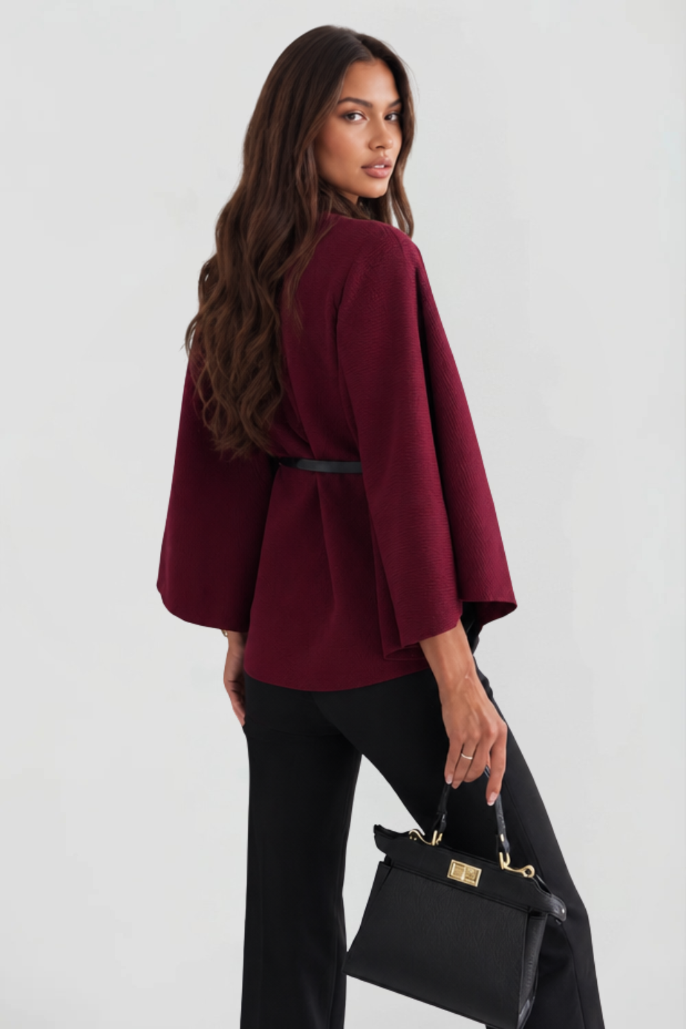 Belted Oversized Wool Coat