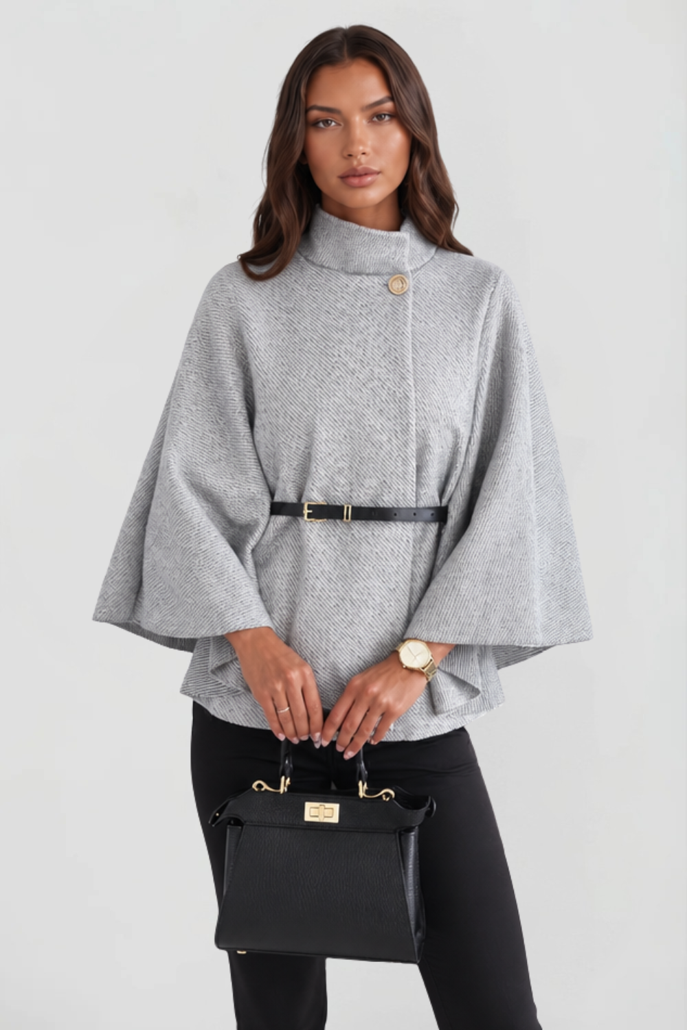 Belted Oversized Wool Coat