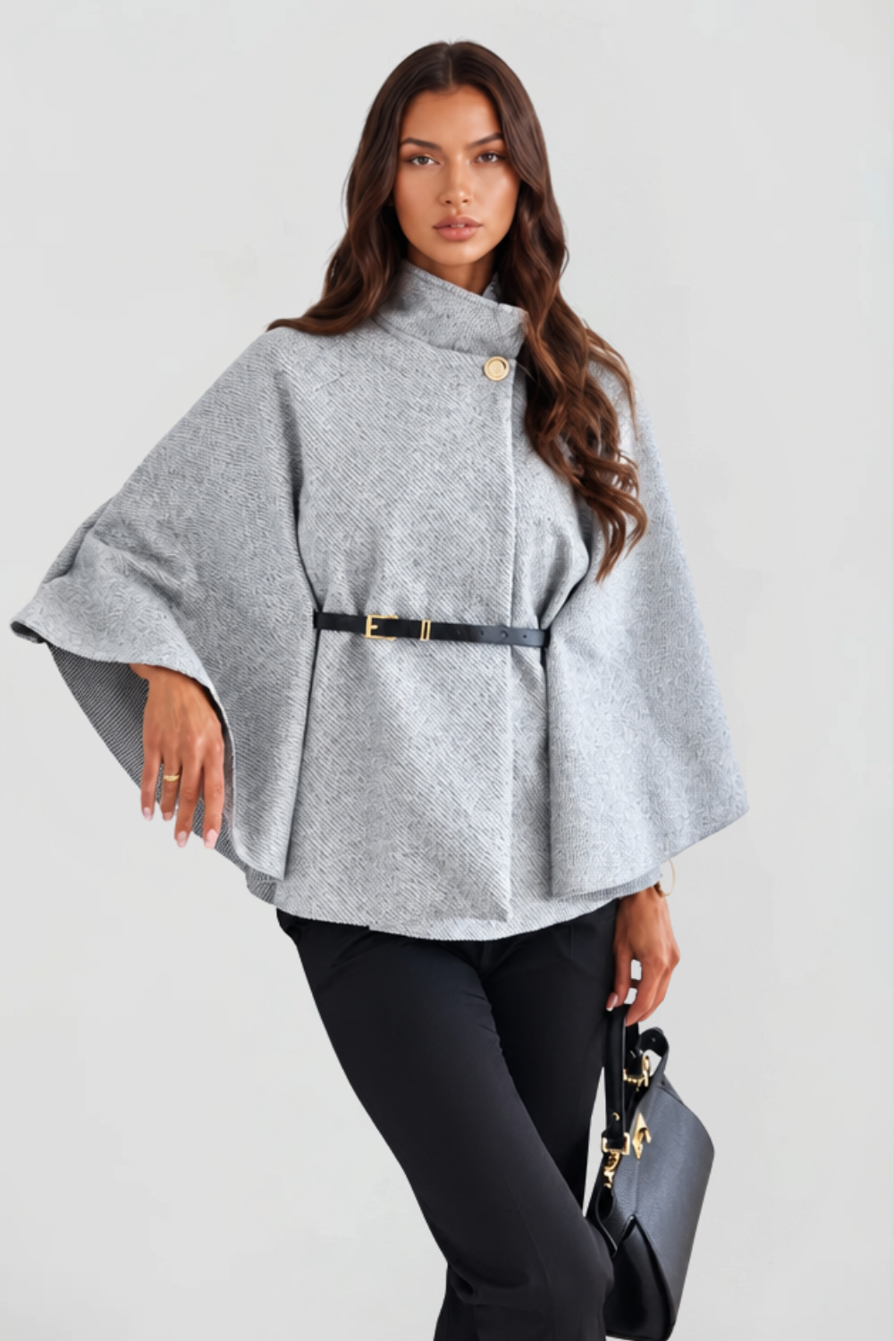 Belted Oversized Wool Coat