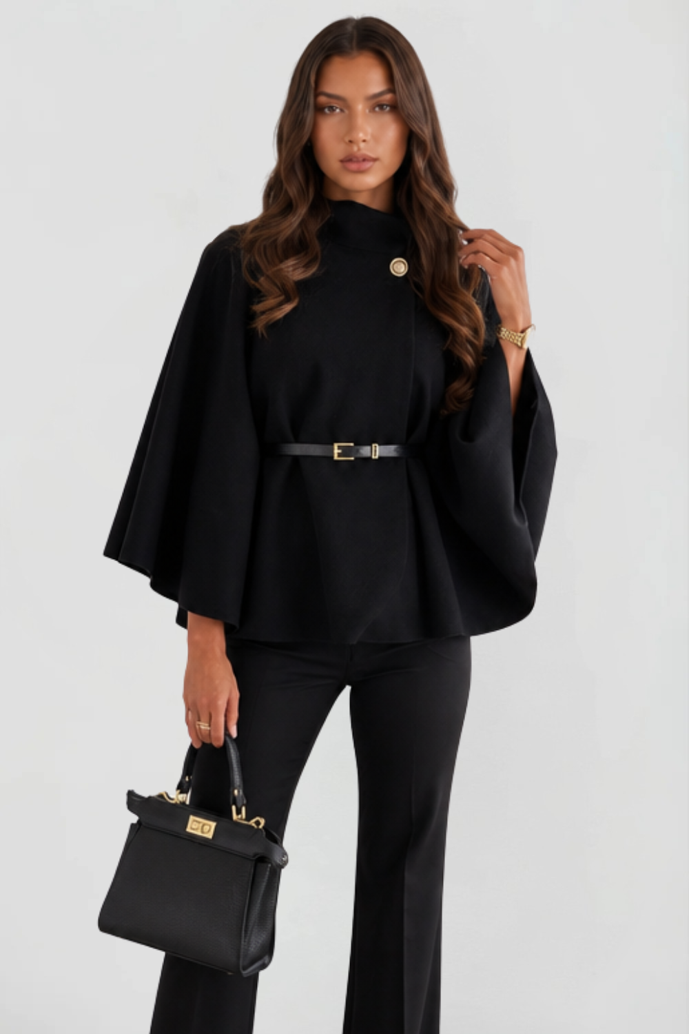 Belted Oversized Wool Coat