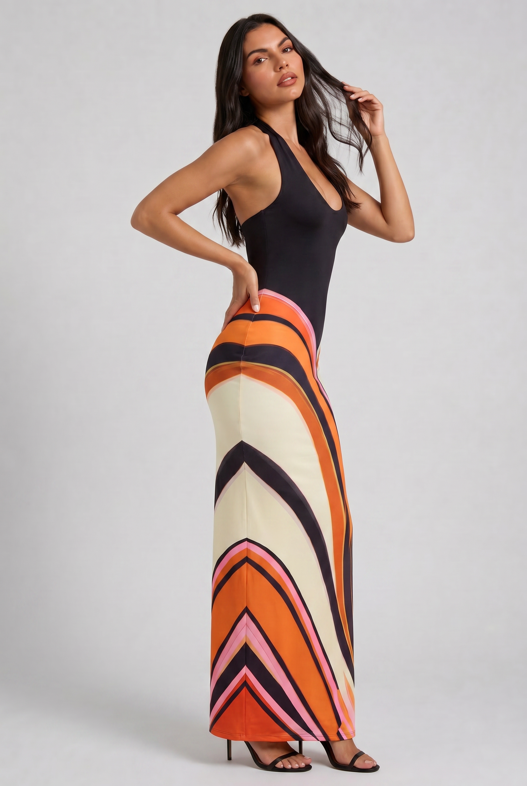 Emily Printed Maxi Dress