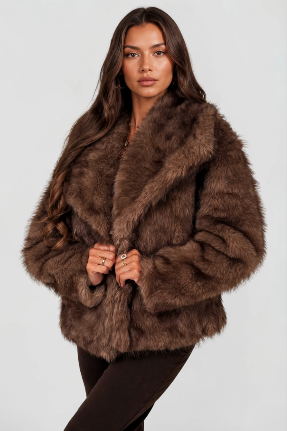 Oversized Fur Coat