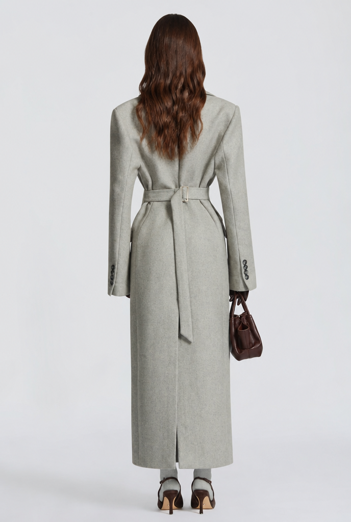 Tailored Longline Wool Coat