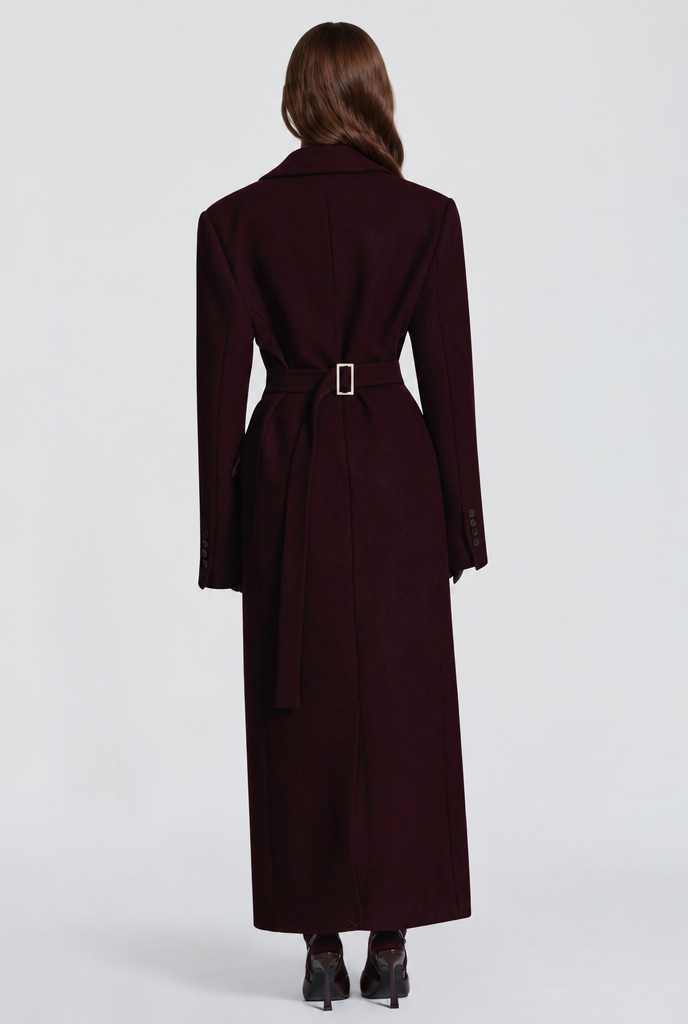 Tailored Longline Wool Coat