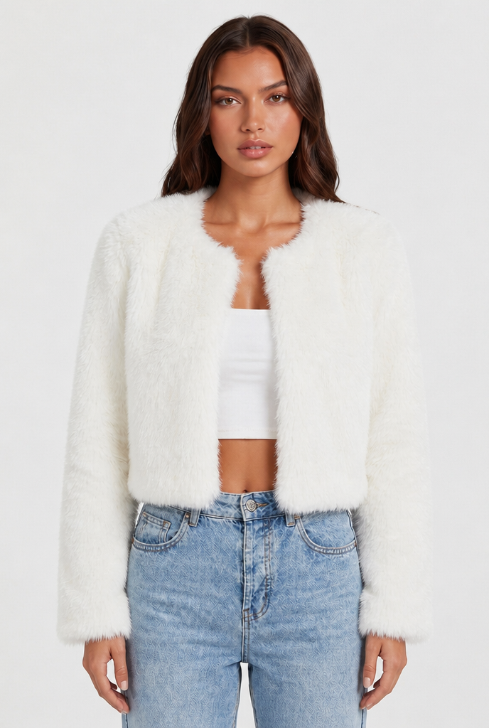 Cropped Fur Coat