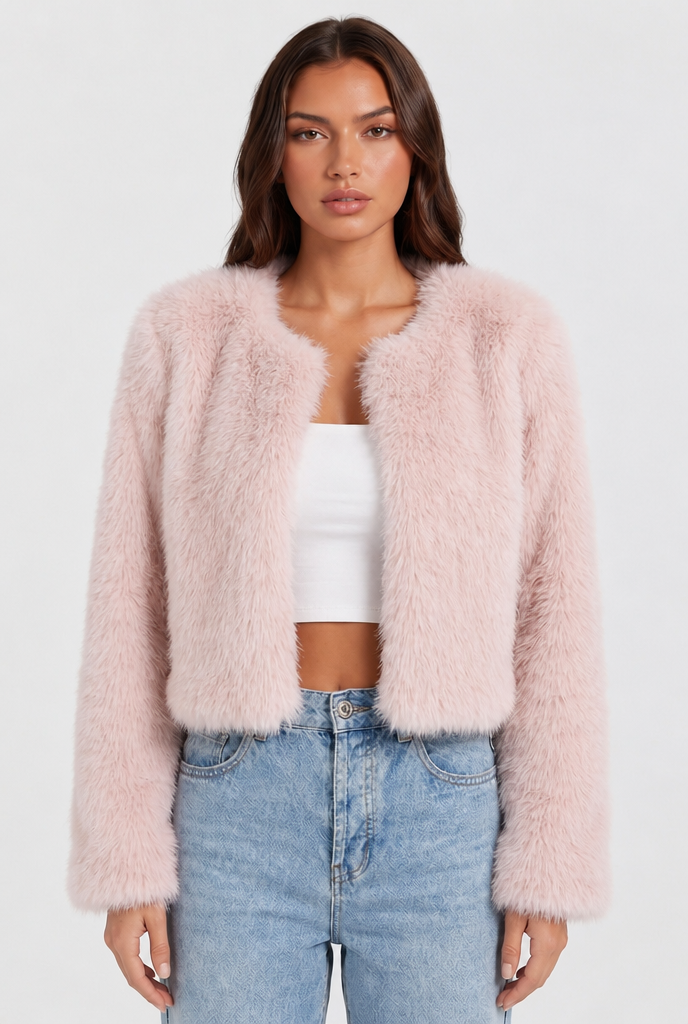 Cropped Fur Coat