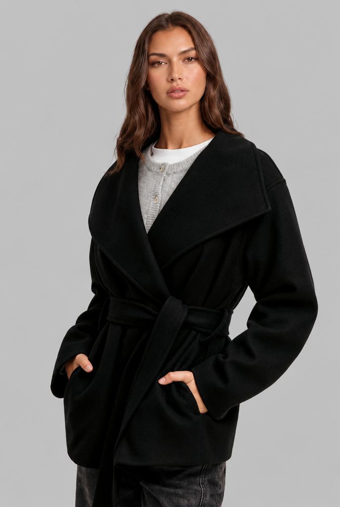 Belted Wool Coat