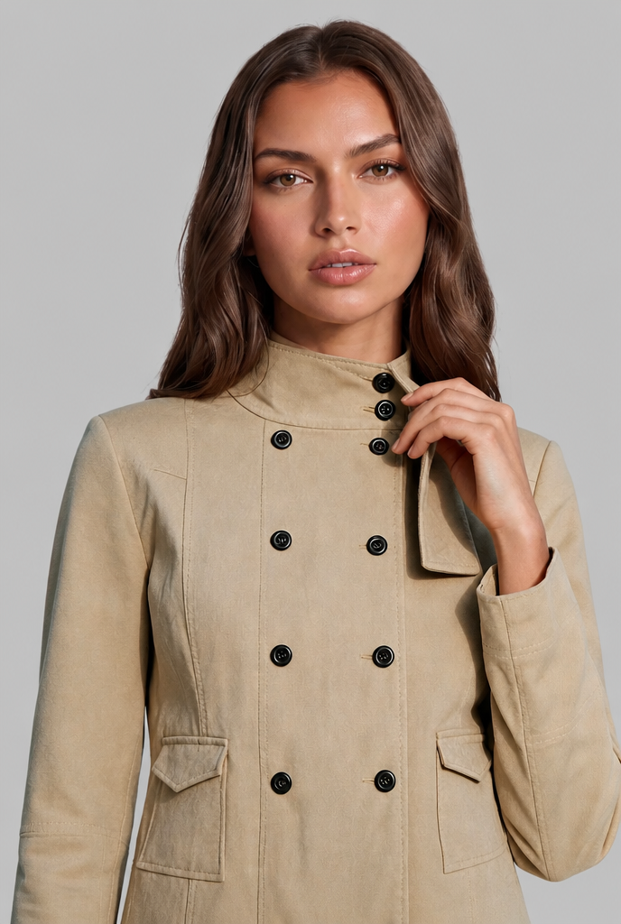 Cropped Suede Jacket