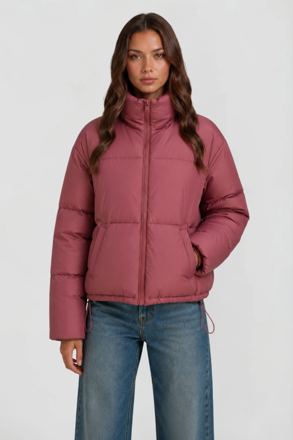 Cropped Padded Puffer Jacket