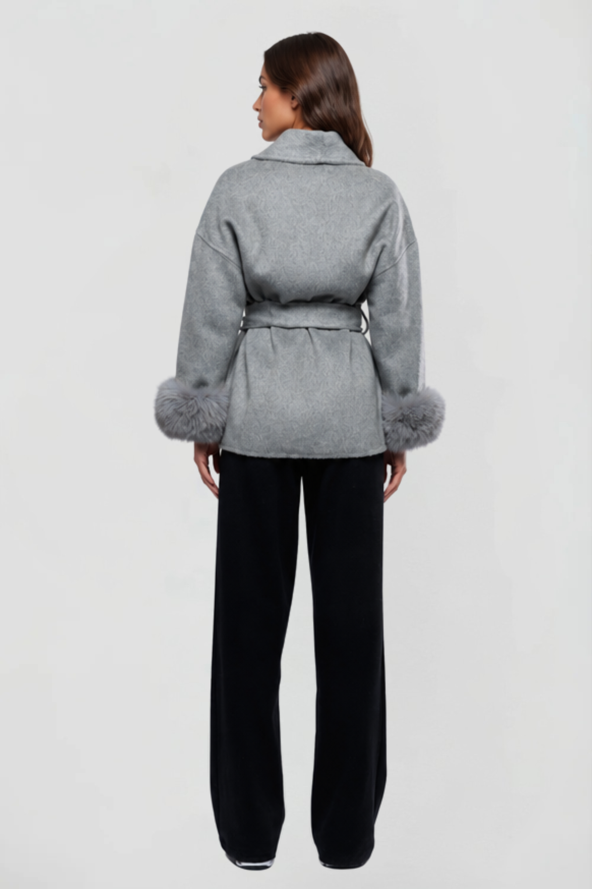 Relaxed Belted Wool Coat