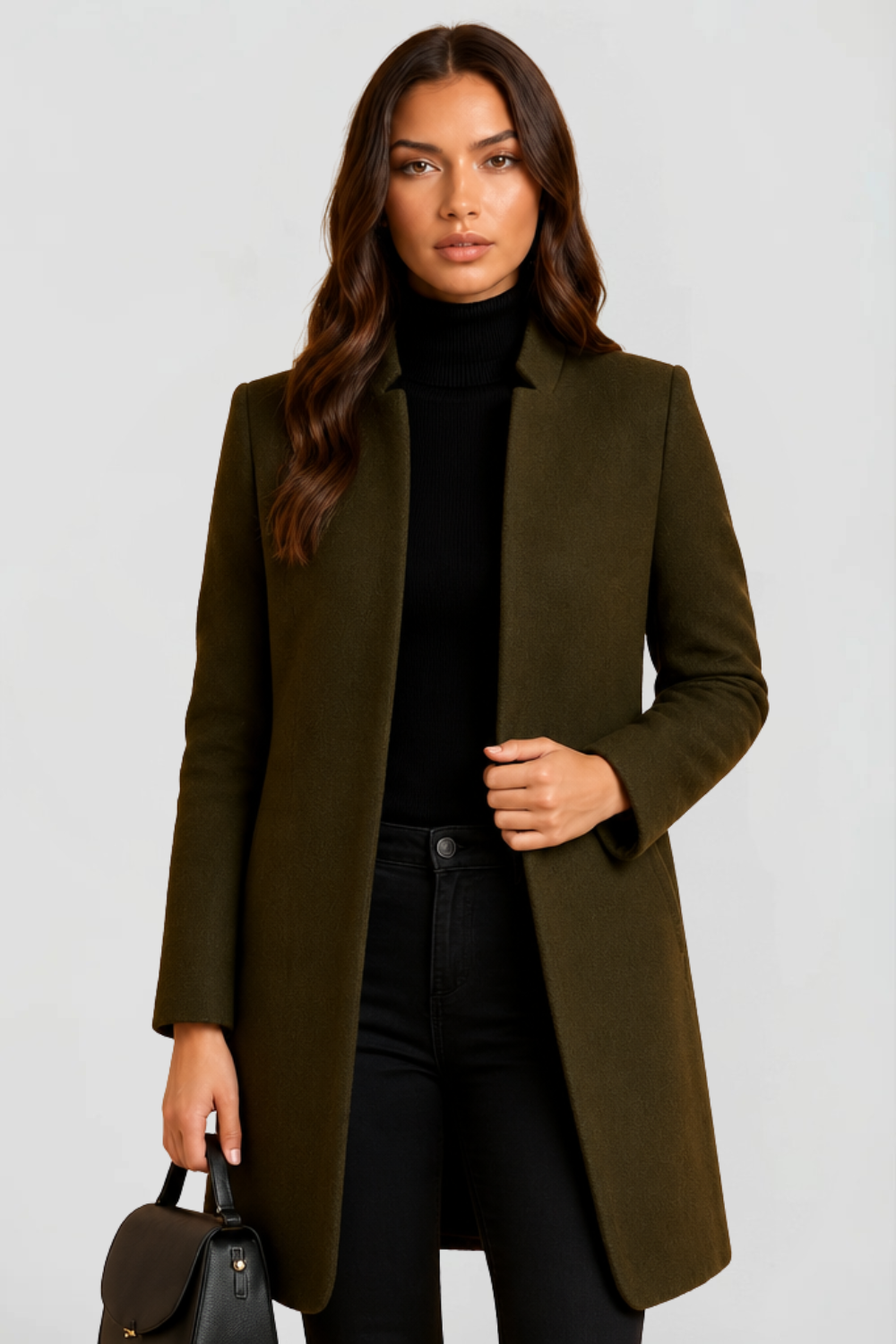 Tailored Longline Wool Coat