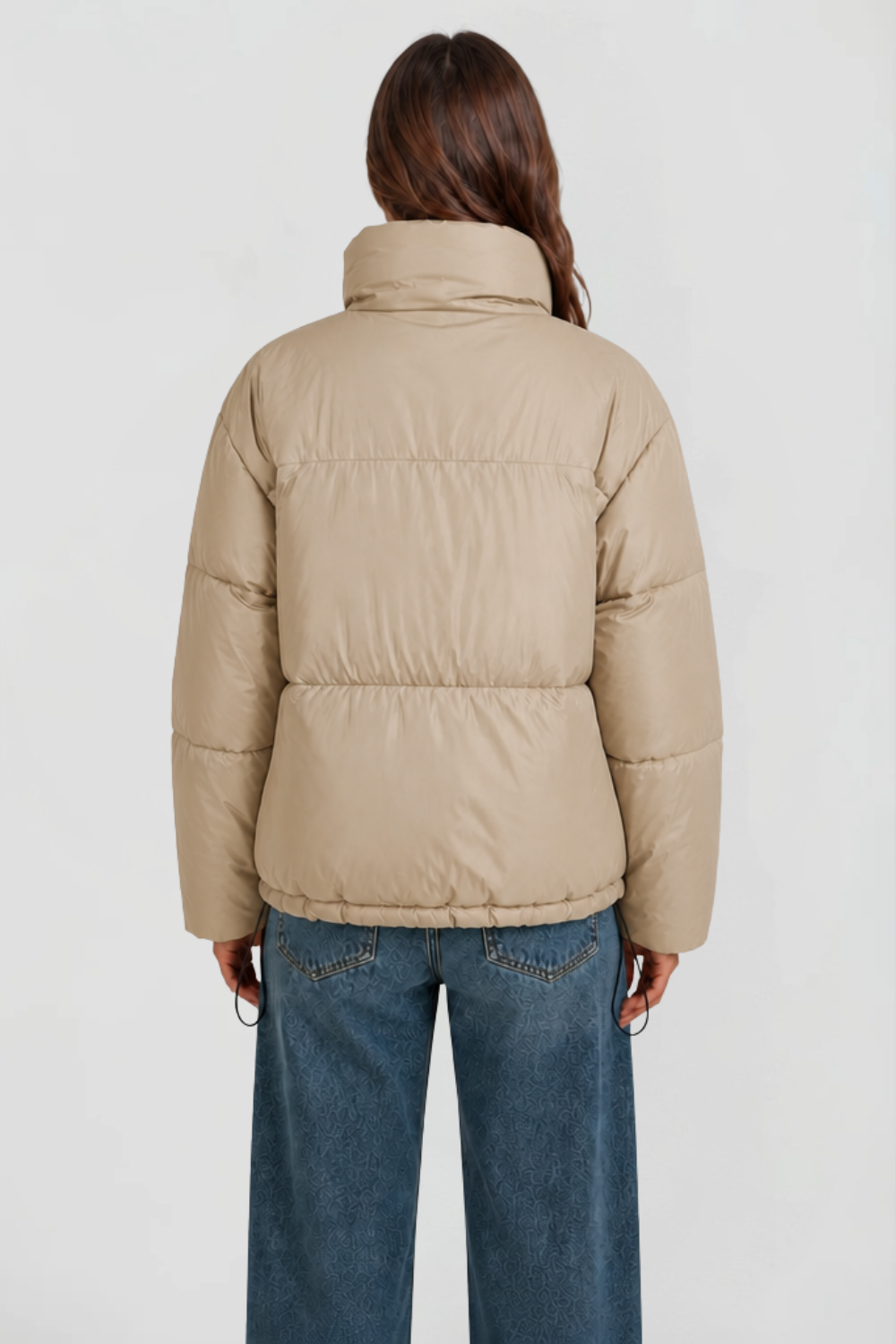 Cropped Padded Puffer Jacket