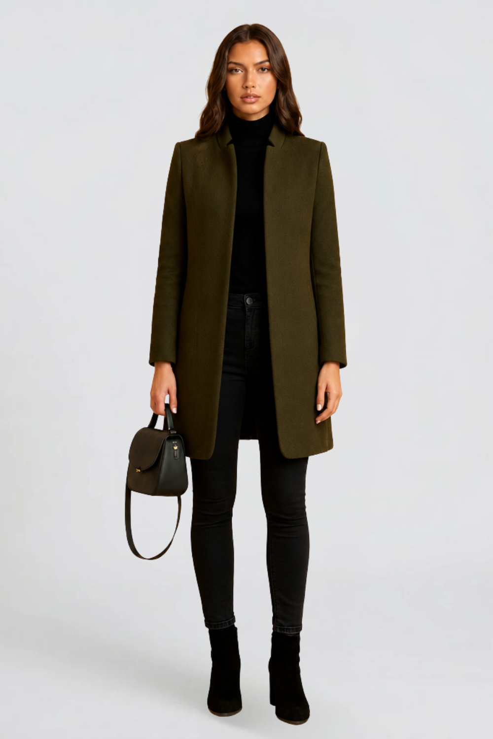 Tailored Longline Wool Coat
