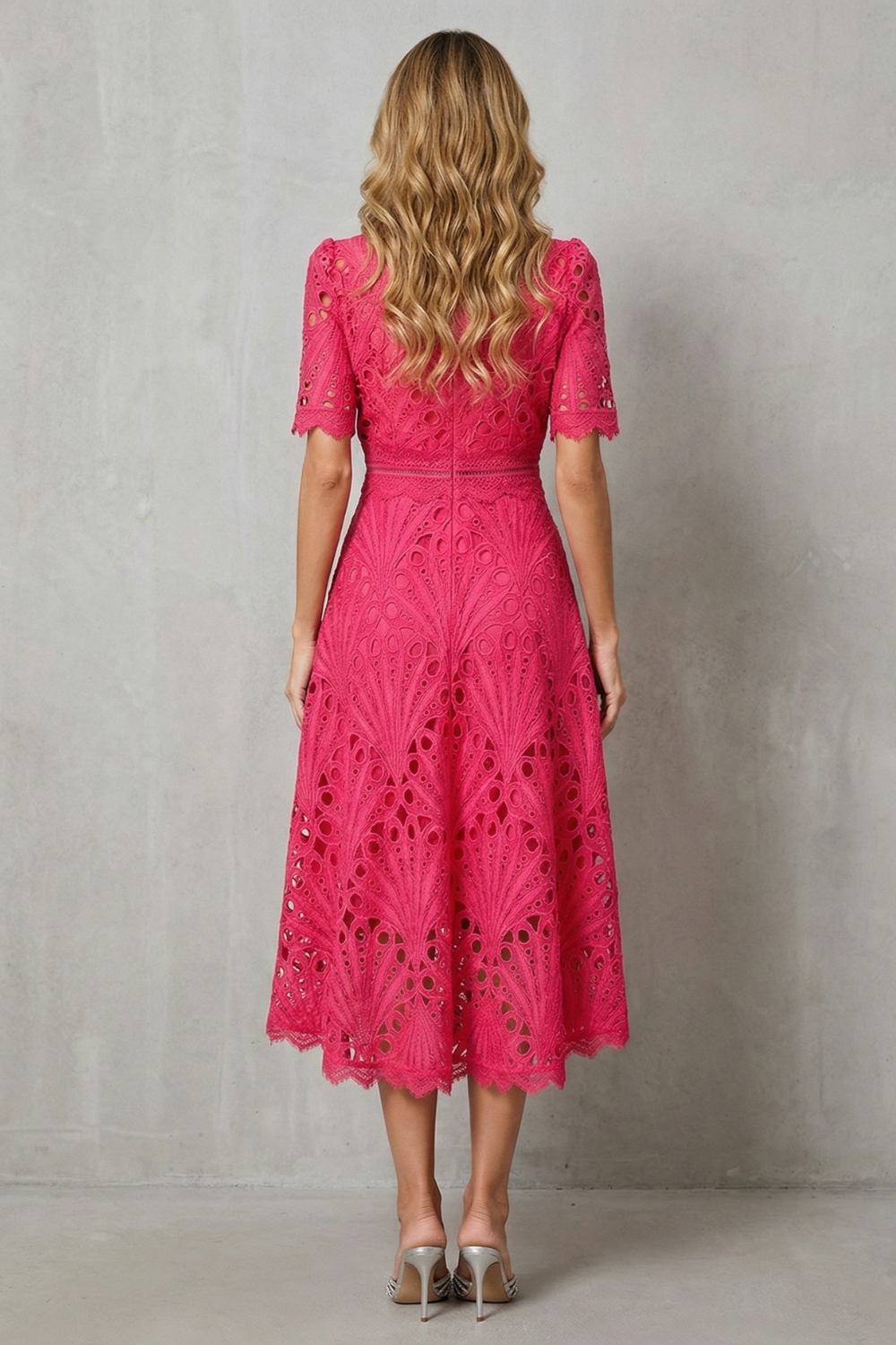 Charlisse –  High-neck midi dress