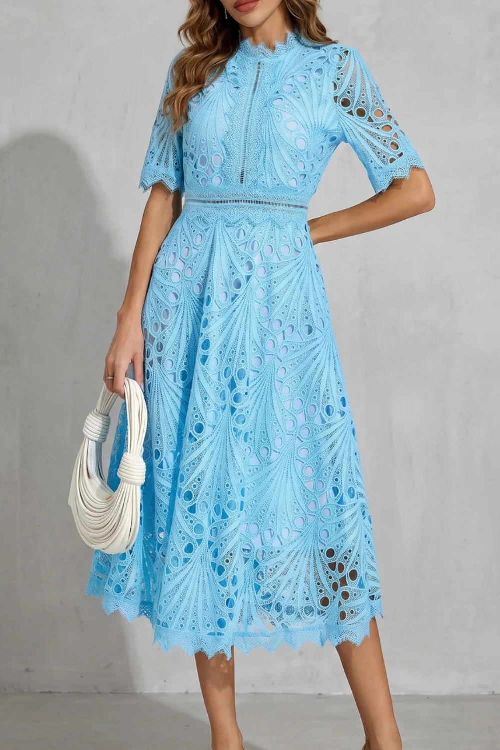 Charlisse –  High-neck midi dress