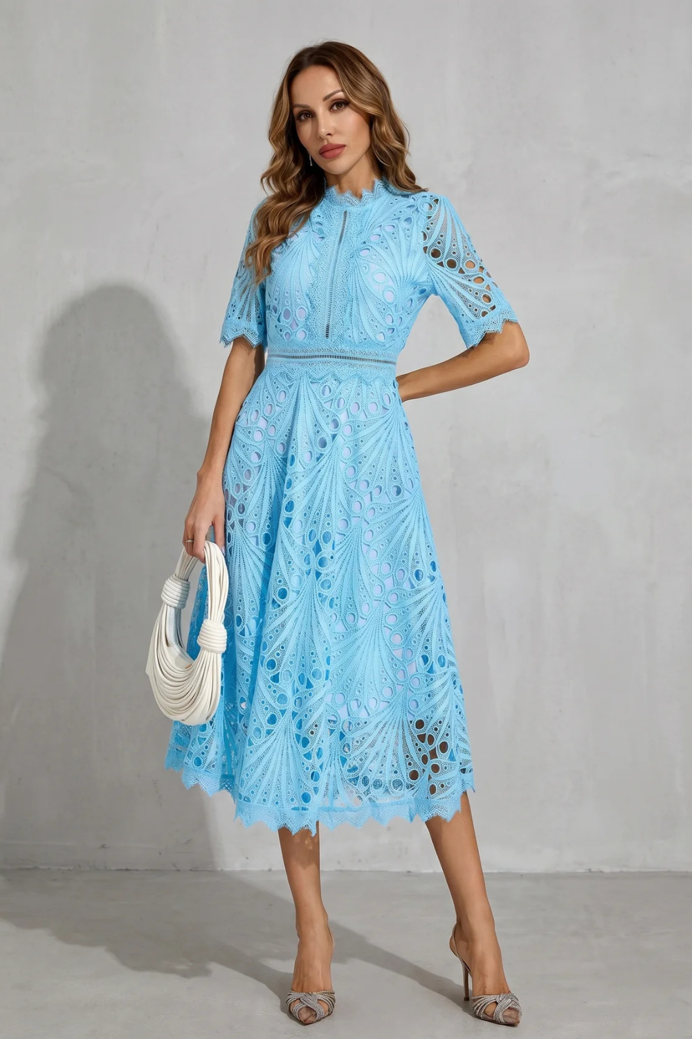 Charlisse –  High-neck midi dress