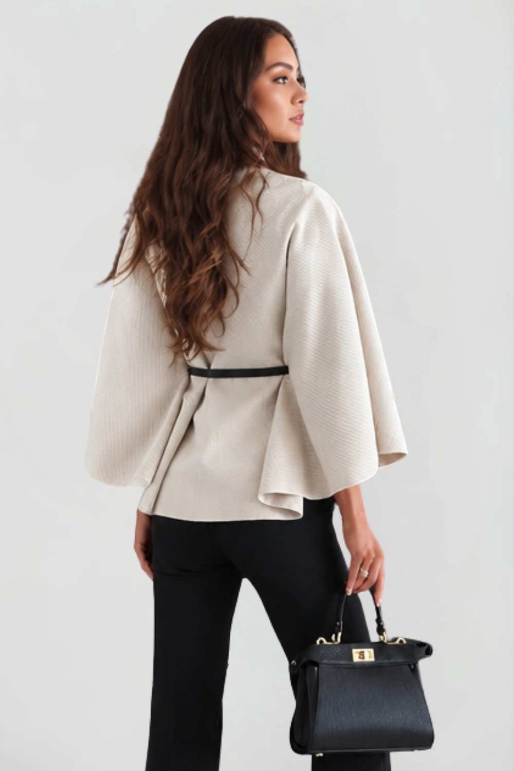 Belted Oversized Wool Coat