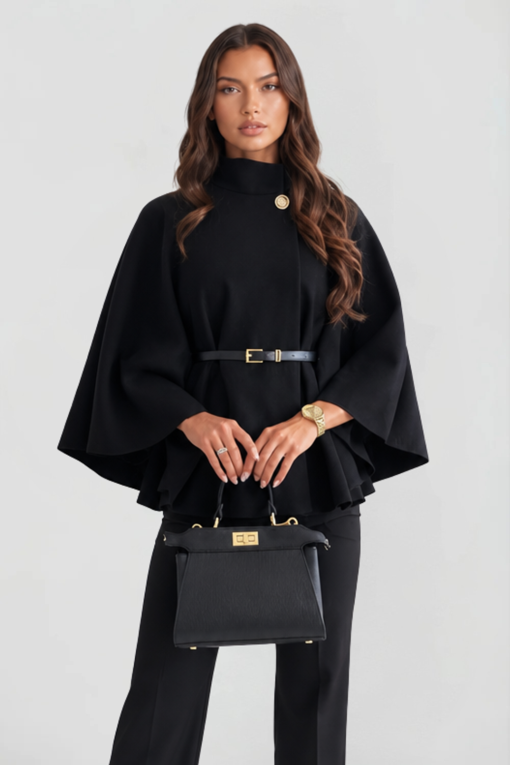 Belted Oversized Wool Coat