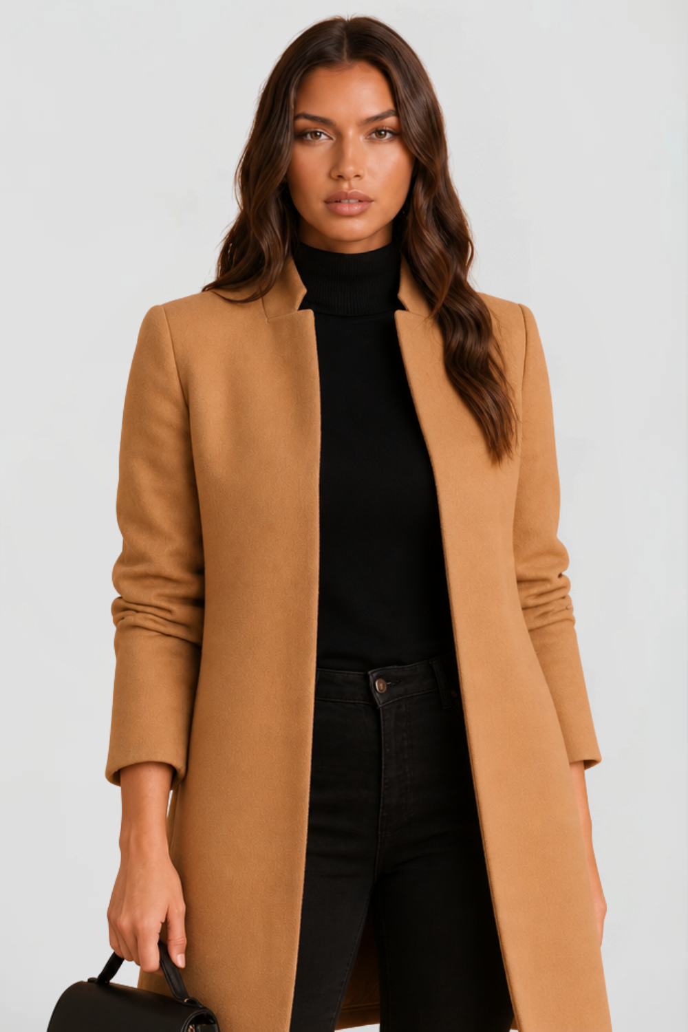 Tailored Longline Wool Coat