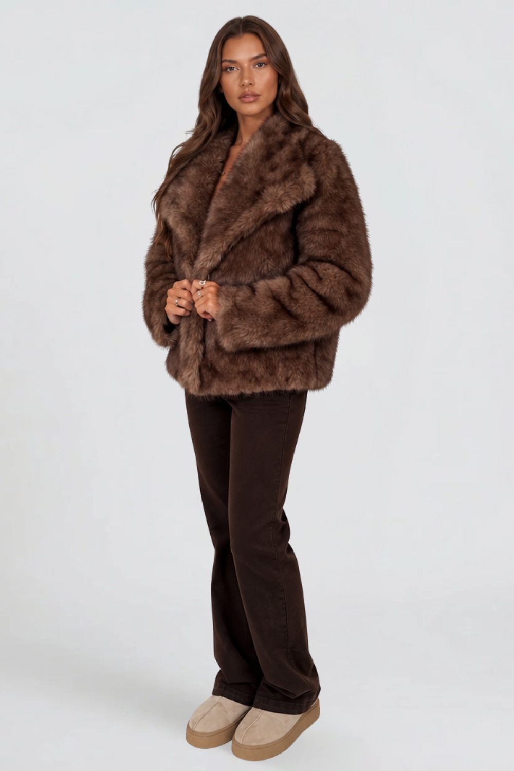 Oversized Fur Coat