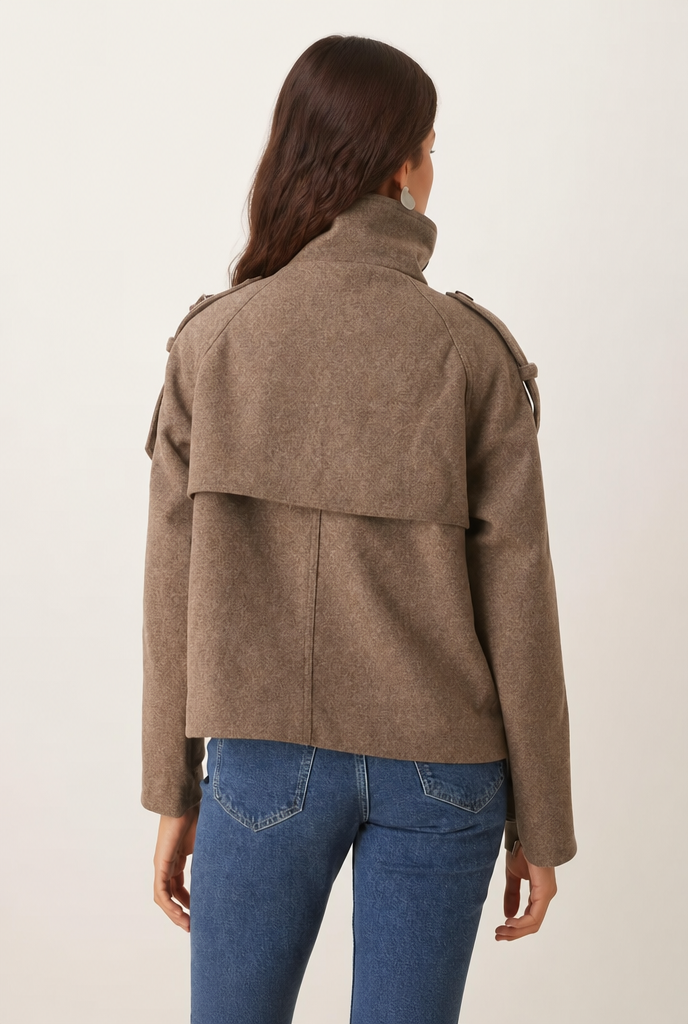 Double-Breasted Wool Peacoat