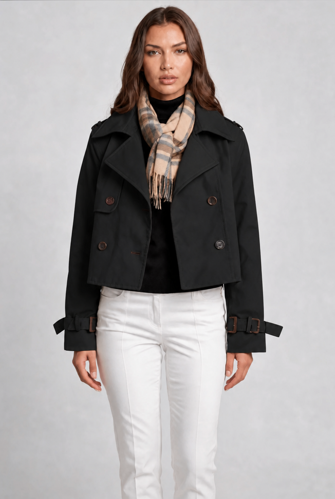 Cropped Trench Jacket