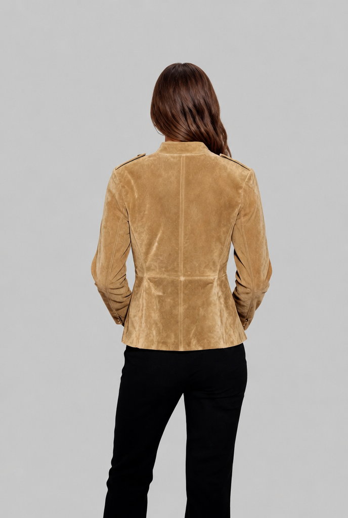 Fitted Suede Jacket
