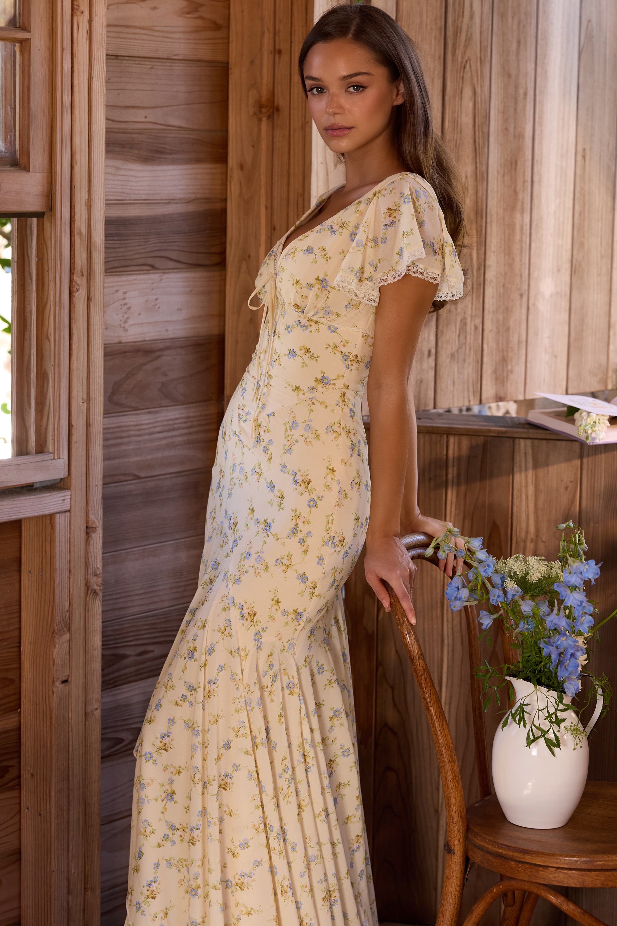 Solene Floral Maxi Dress