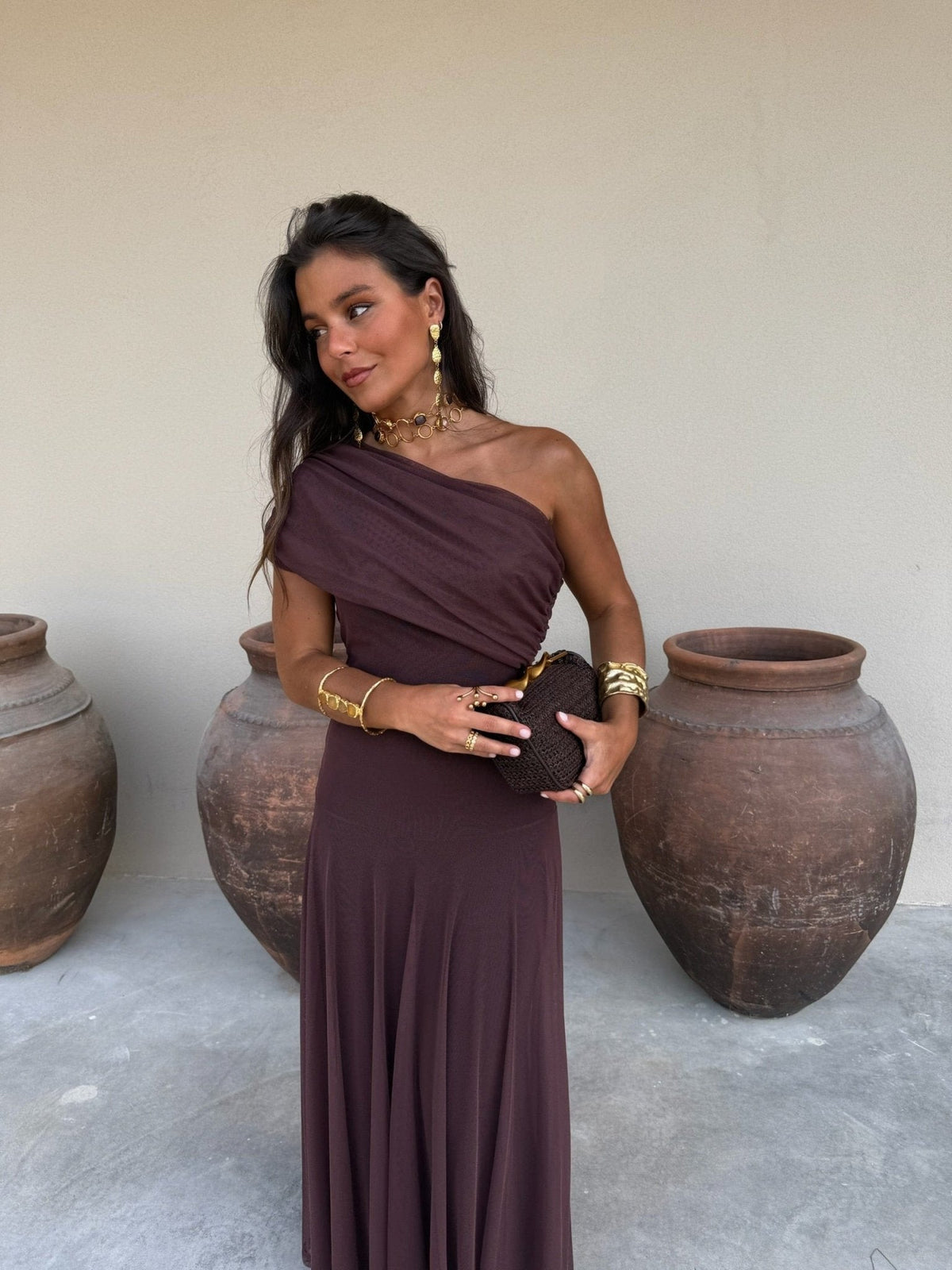 Daniella Mesh Maxi Dress